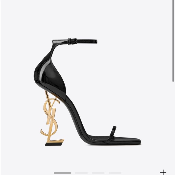 Saint Laurent Opyum Patent Leather Sandals - Picture 1 of 11
